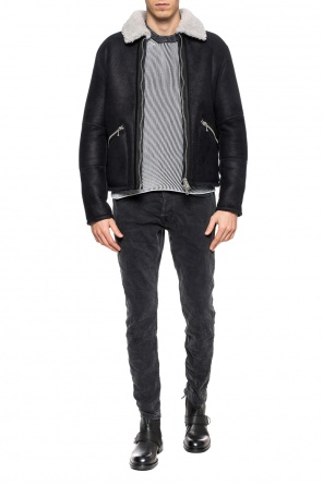 ‘vaider’ fur-trimmed jacket, zdjęcie 2 ‘vaider’ fur-trimmed jacket od AllSaints